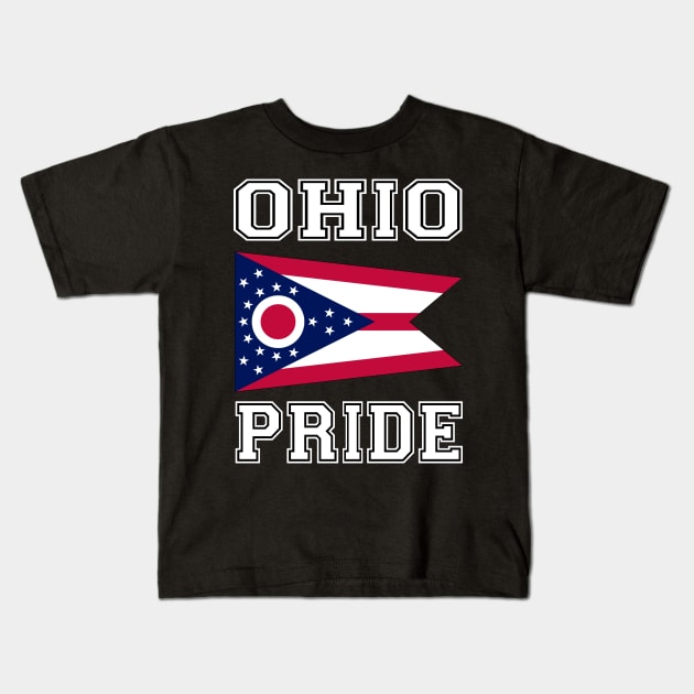 Ohio Pride Kids T-Shirt by RockettGraph1cs